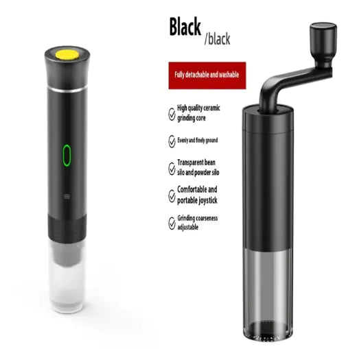 Cafetera Portátil Manual Recargable